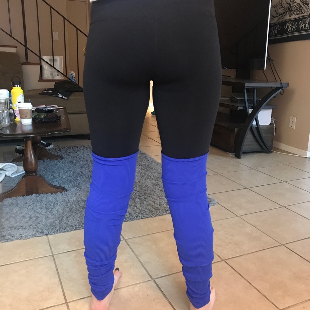 ALO GODDESS LEGGINGS - Blue/Black